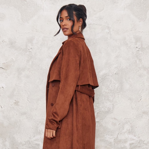 TRENCH COAT Elegant Brown - Picture 8 of 15